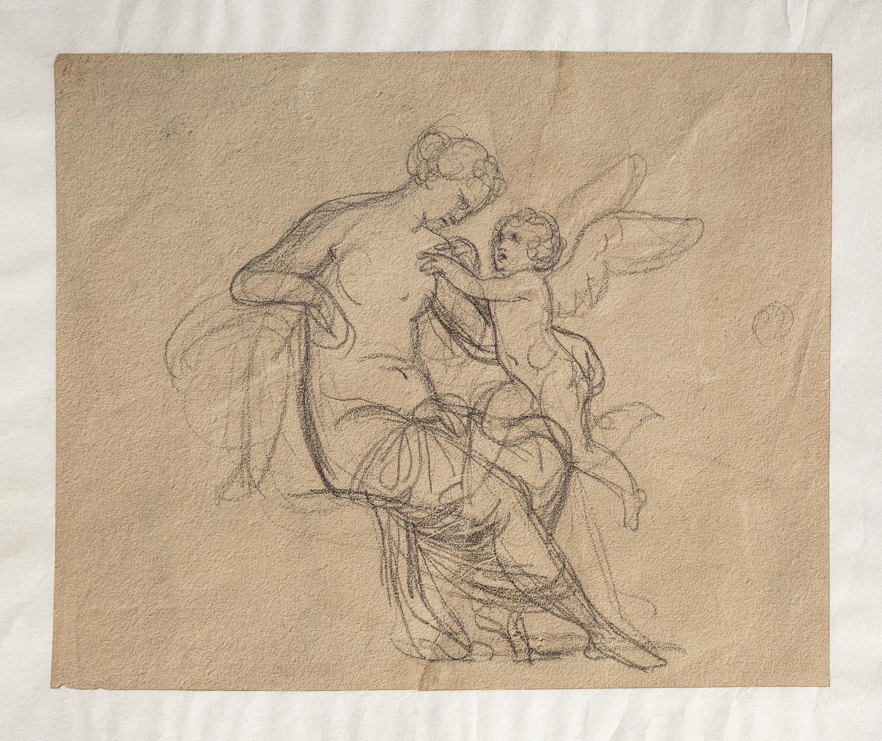 Amor klager til Venus over et bistik, C90r