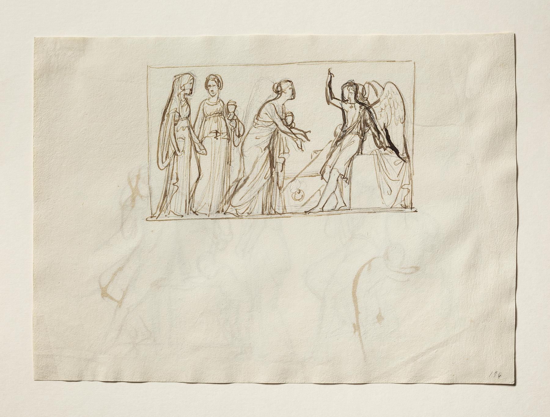 The Three Marys at the Sepulchre, C196r