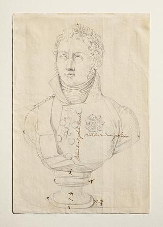 C121v Portrait bust of Tsar Alexander I (?)