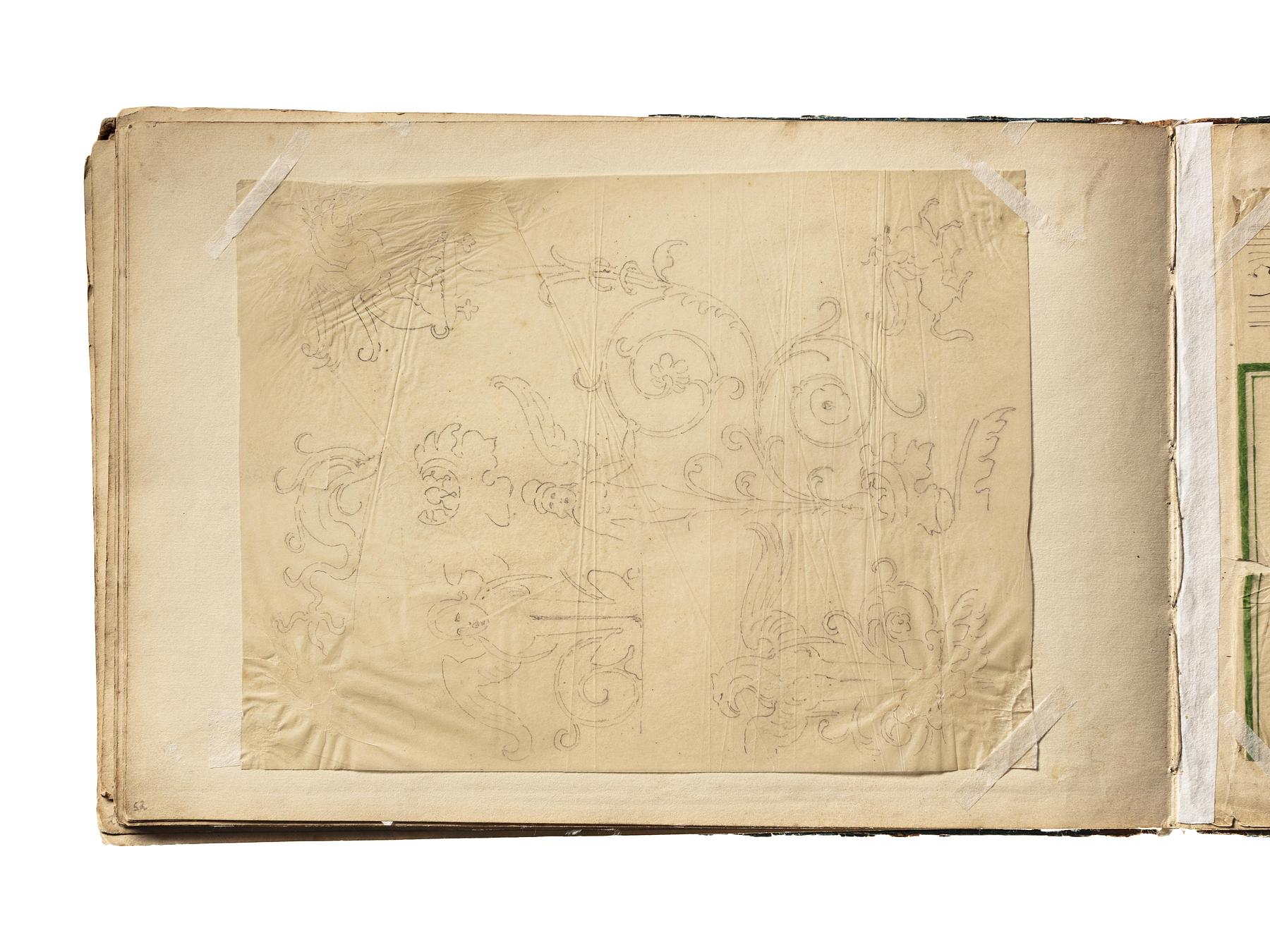Ornamentale figurer, D1827,52