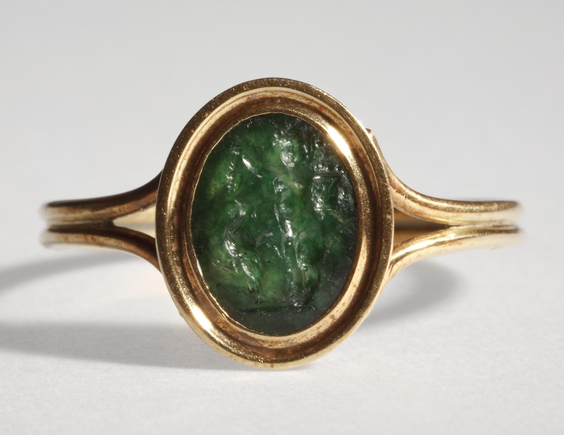 Dreng med frugtkurv og en hane, I495