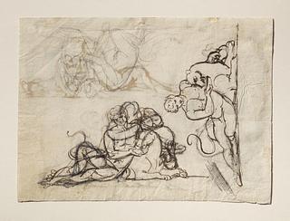 C30v Satyr Letting a Panther Drink from His Cup