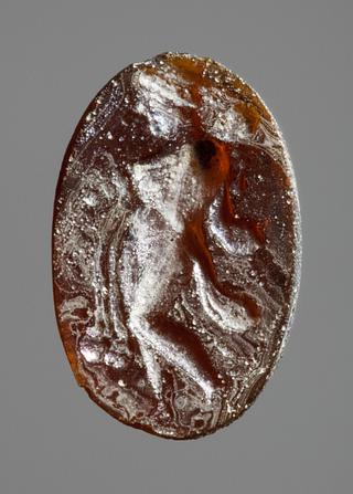 I831 Omphale with Hercules' club and lion skin