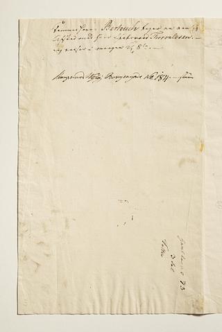 C217v Letter from Frederik Julian Christian von Bertouch