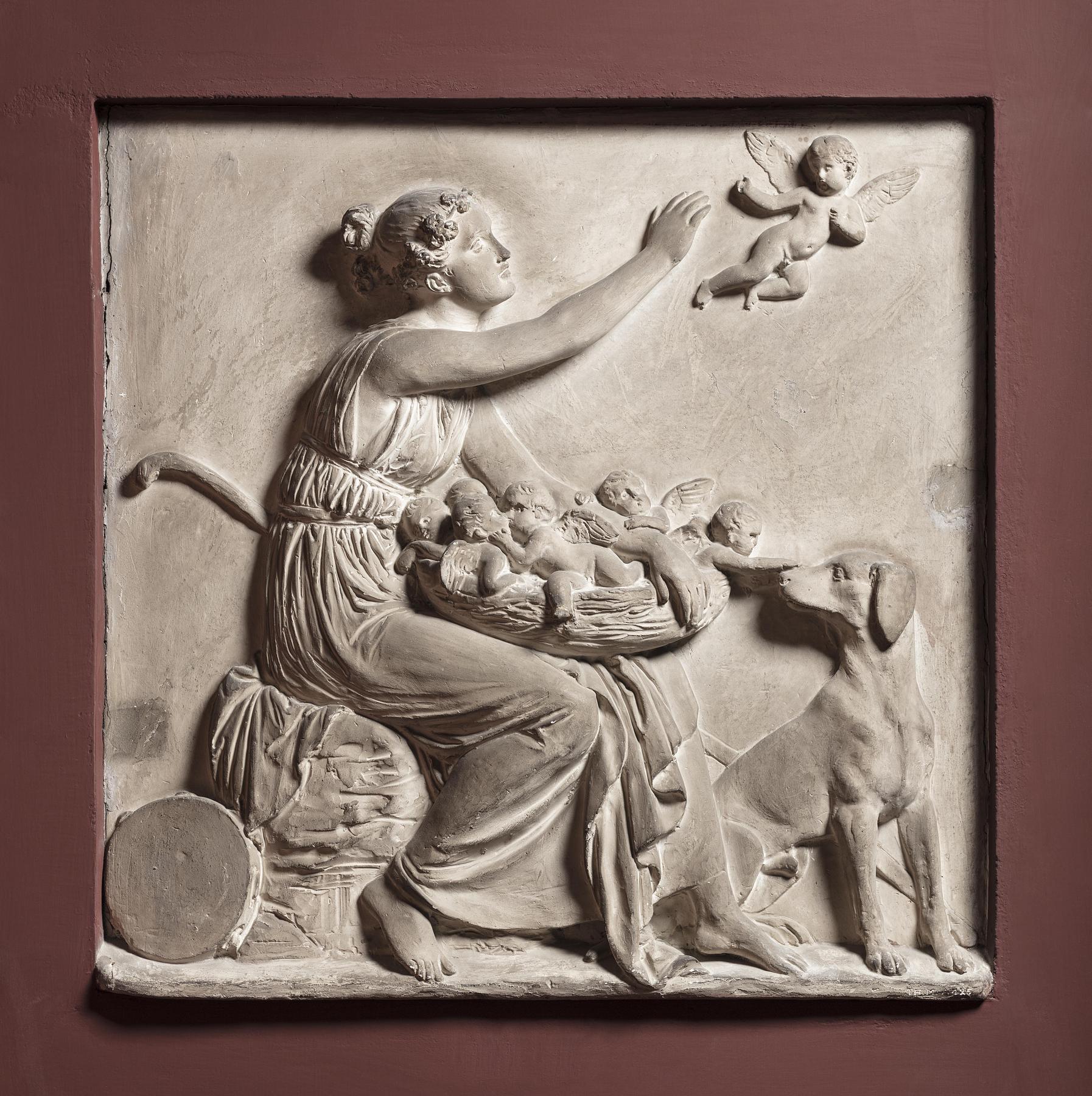 Shepherdess with a Nest of Cupids, A425