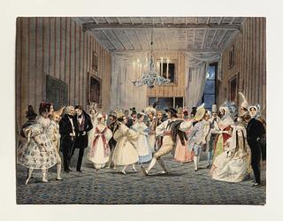 D1743 Karneval hos familien Puggaard i Rom