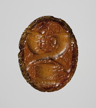 I166 Two cornucopiae above an altar