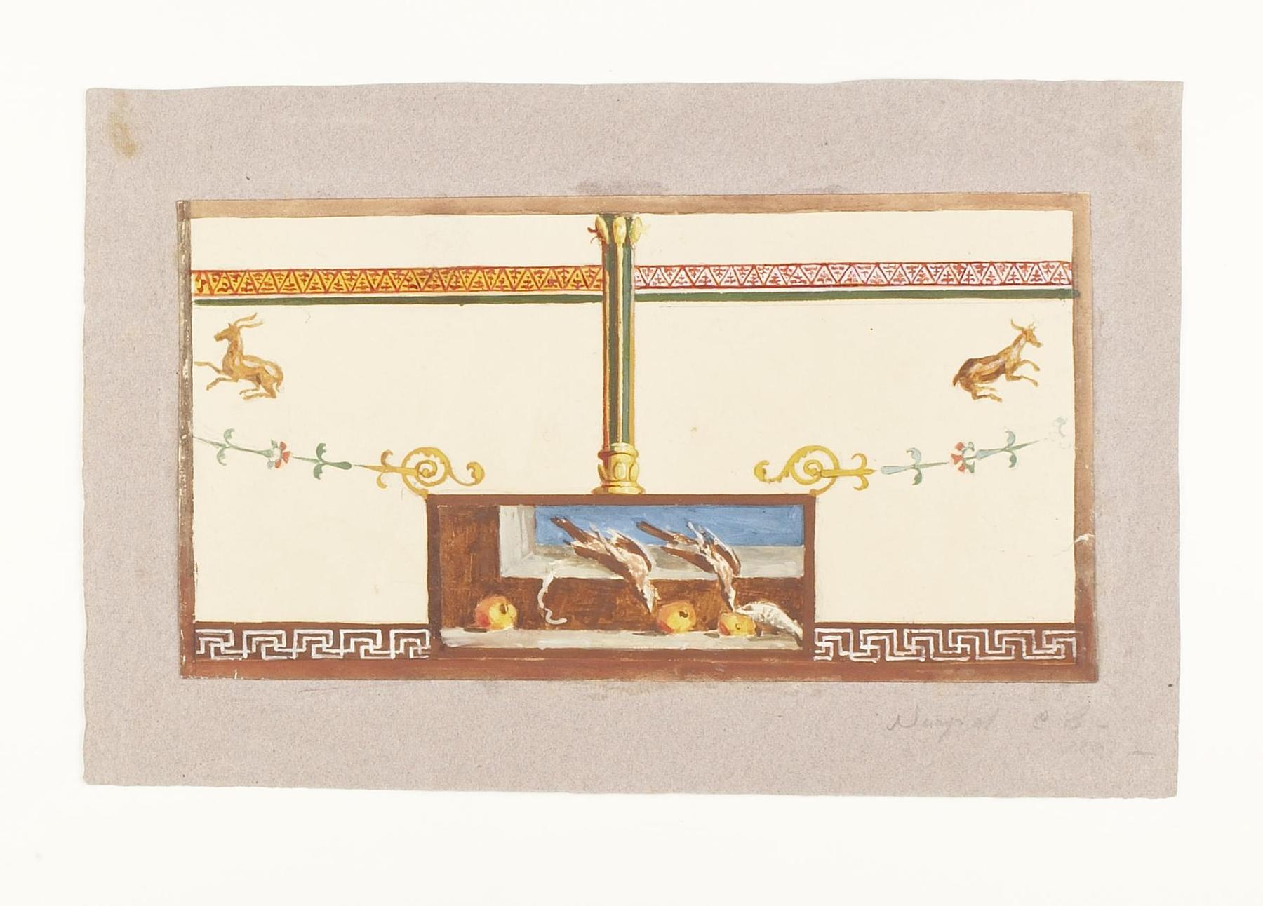 Vægdekoration i Napoli, D1807