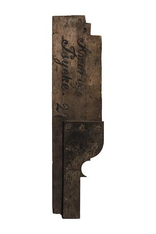 N517 Template with profile for pedestal under Cupid and Psyche