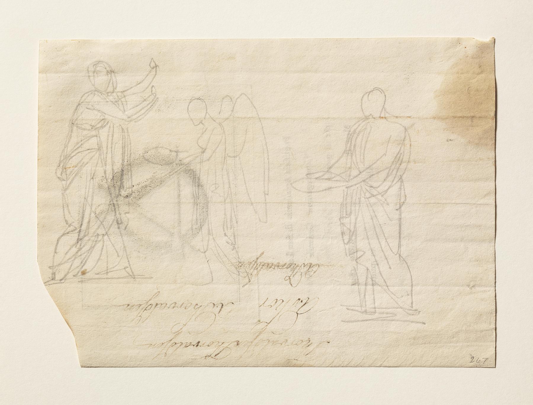Dåbens engel stående, C267r