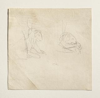 C150v Løves forkrop til gravmæle over Johann Philipp Bethmann-Hollweg