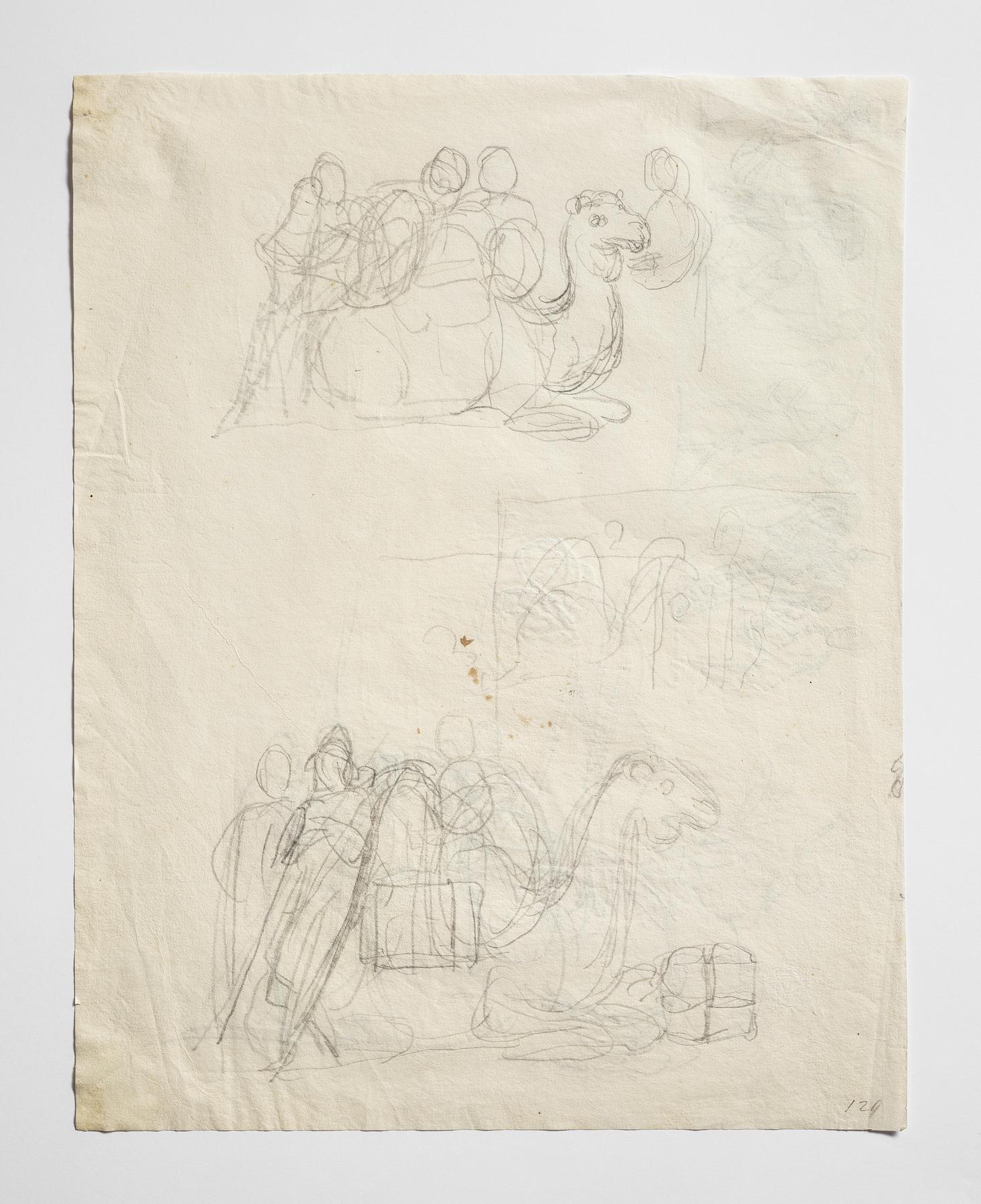 Camel for Alexander the Great's Entry into Babylon, C129r