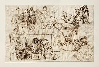 C93v Cupid Complains to Venus about a Bee Sting. Hygieia and Asclepius. A Bacchante with a Panther. Anacreon and Cupid