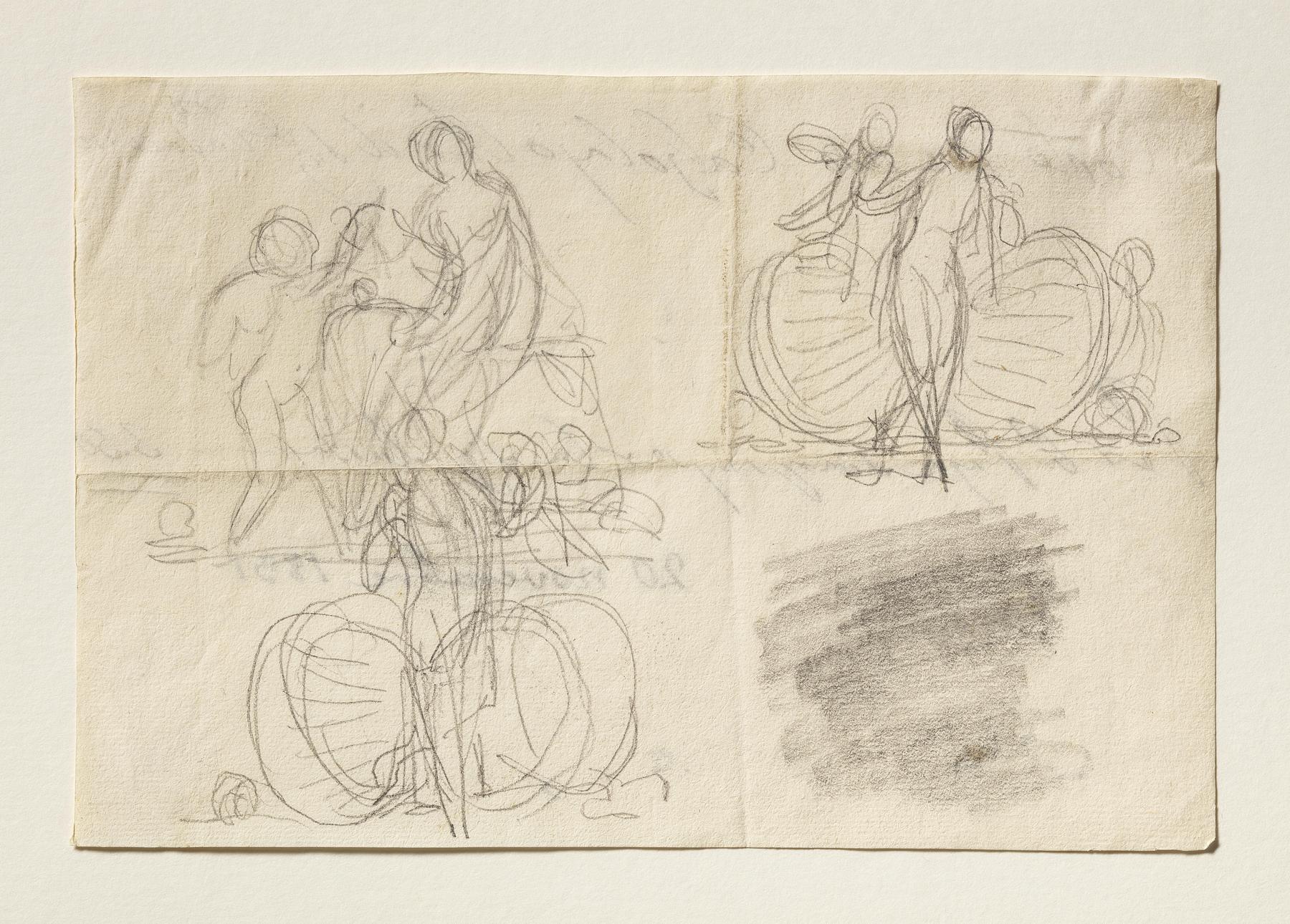 Amor klager til Venus over et bistik. Venus' fødsel, C94r
