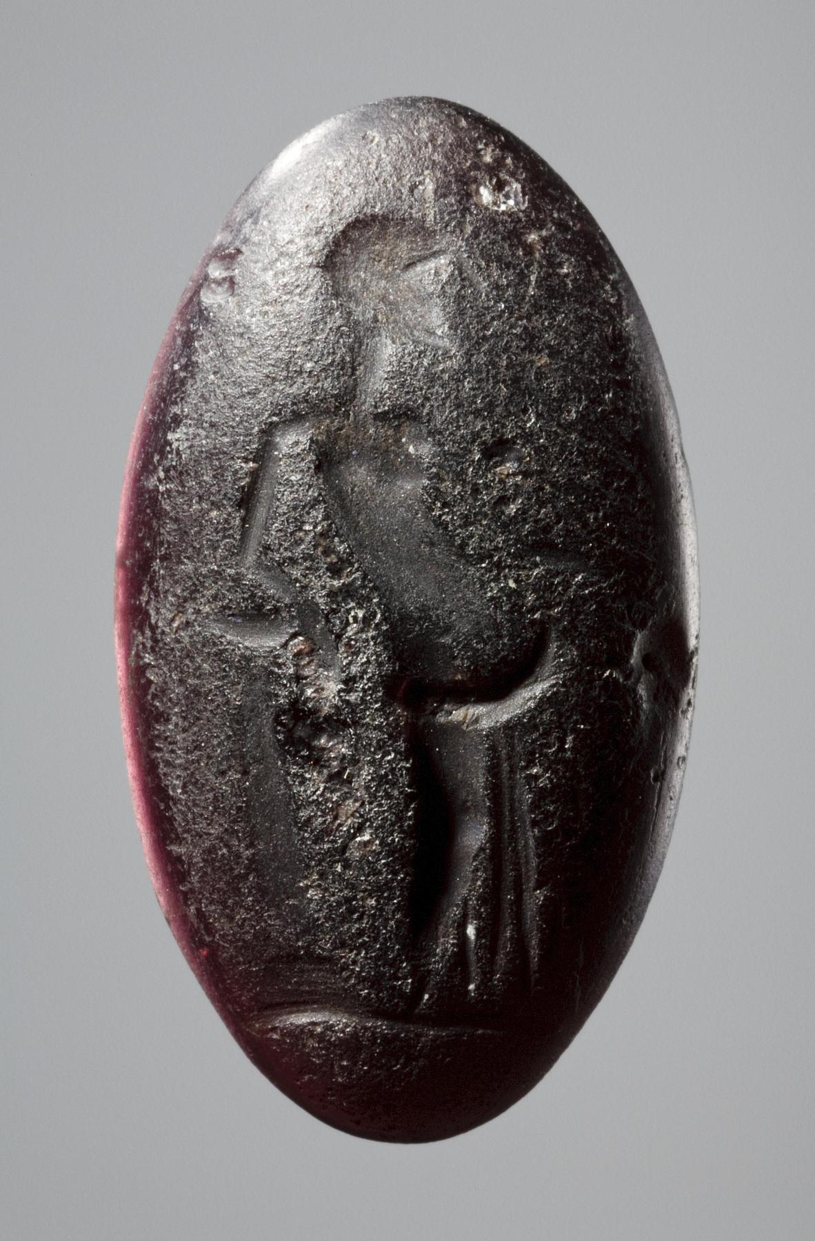 Mænade med en drueklase, I345