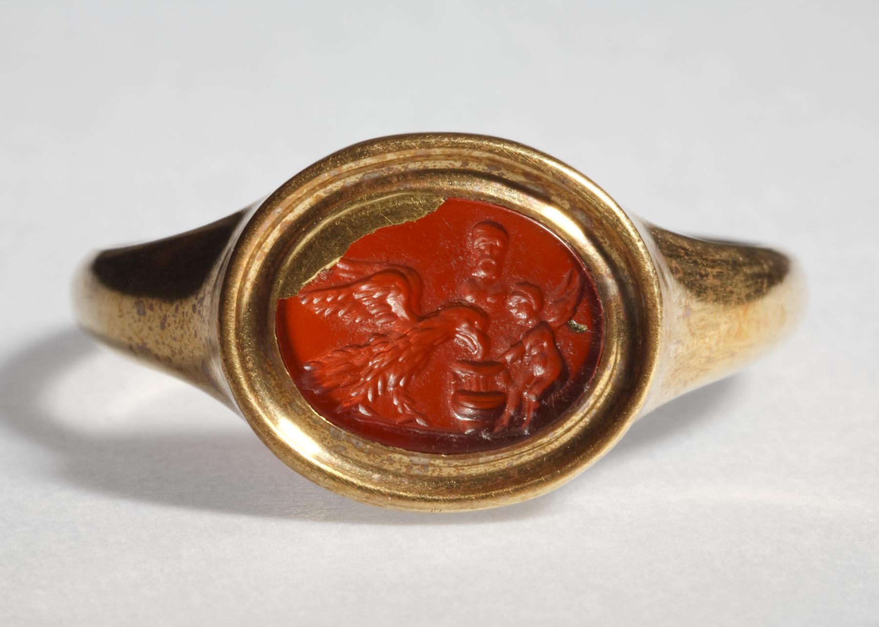 Eros der giver en ørn vand fra en vase, I441