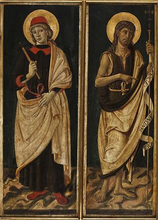B4 Saint Eligius and John the Baptist
