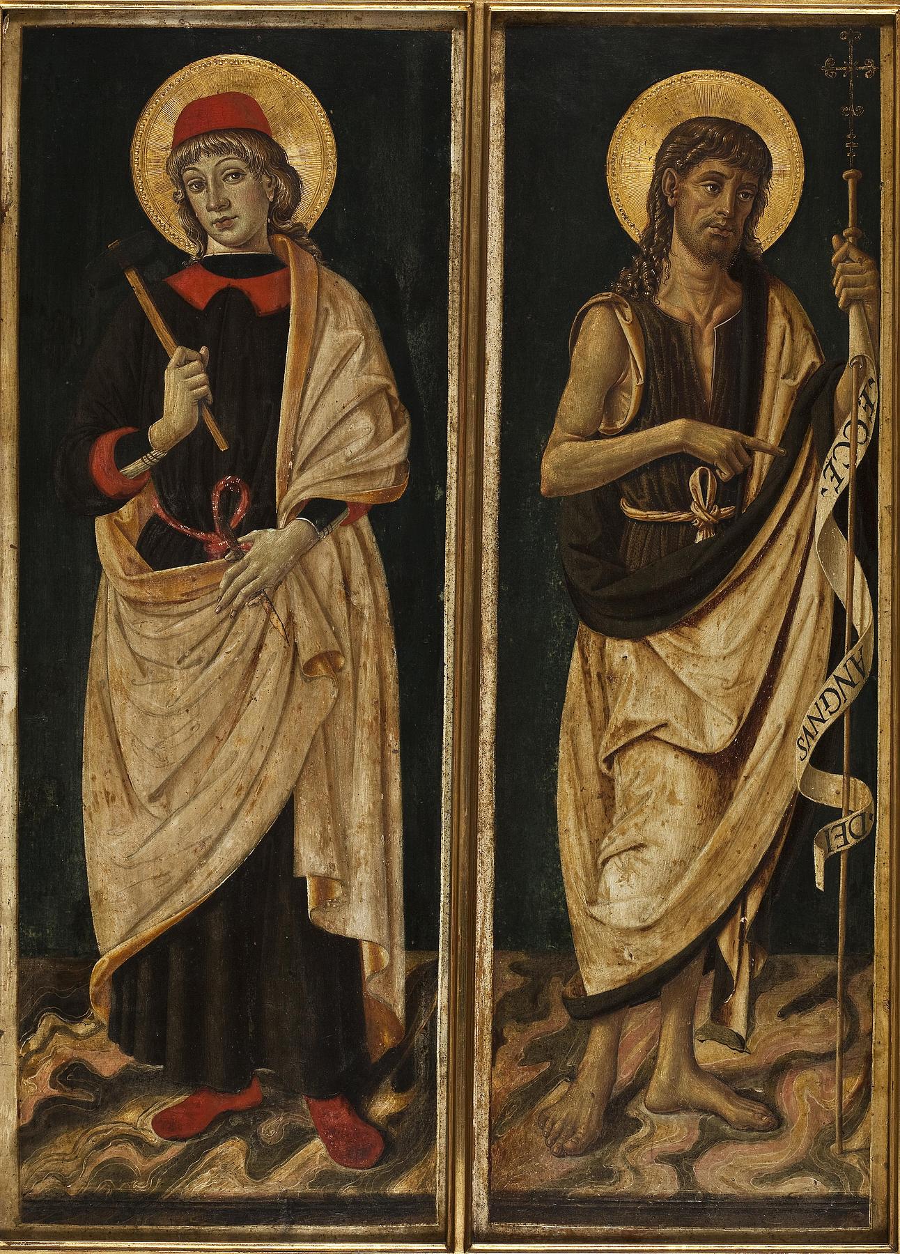Saint Eligius and John the Baptist, B4