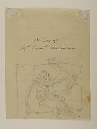 C382v Hyrdinde med en amorinrede