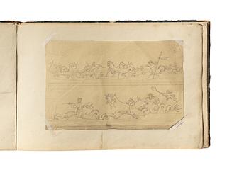 D1827,23 Tritons, Galathea (?) and Fable Animals