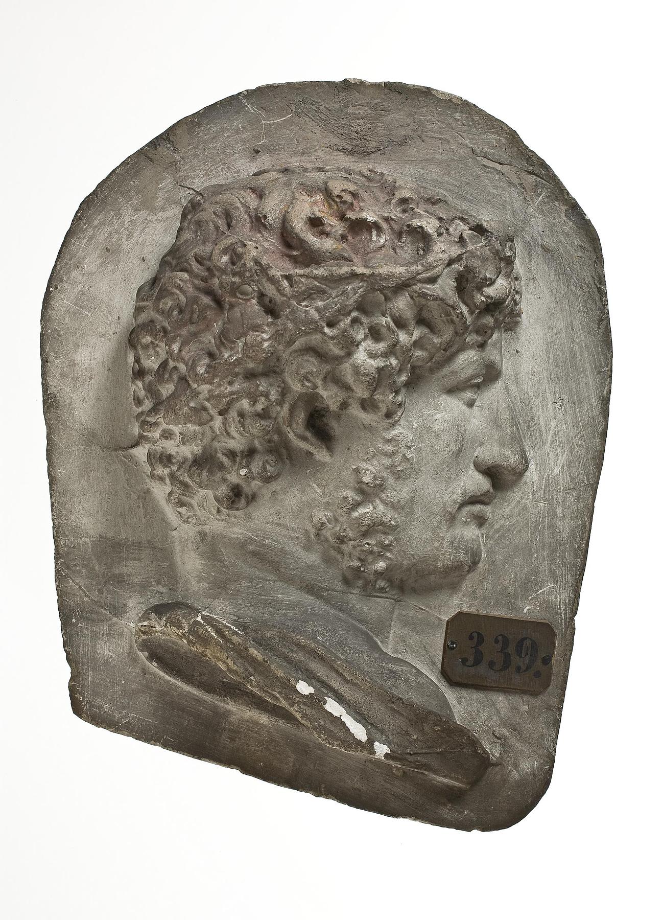 Man with whiskers, L339
