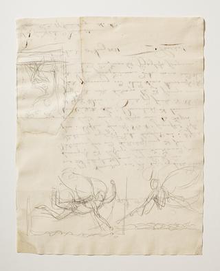 C368r Amor samler konkylier til et smykke. Amor fremkalder blomster af stengrunden. En hyrdinde med en amorinrede