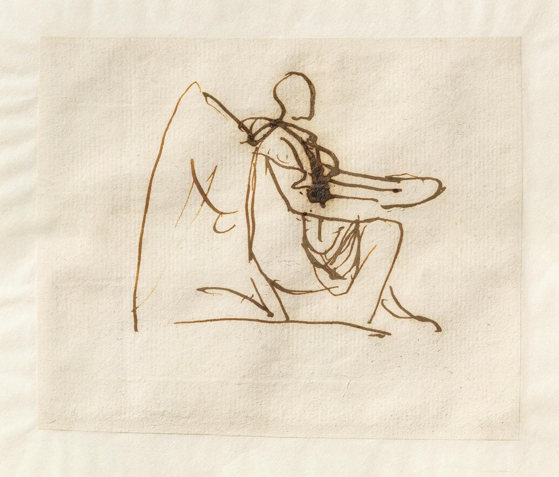 Dåbens engel knælende, C270