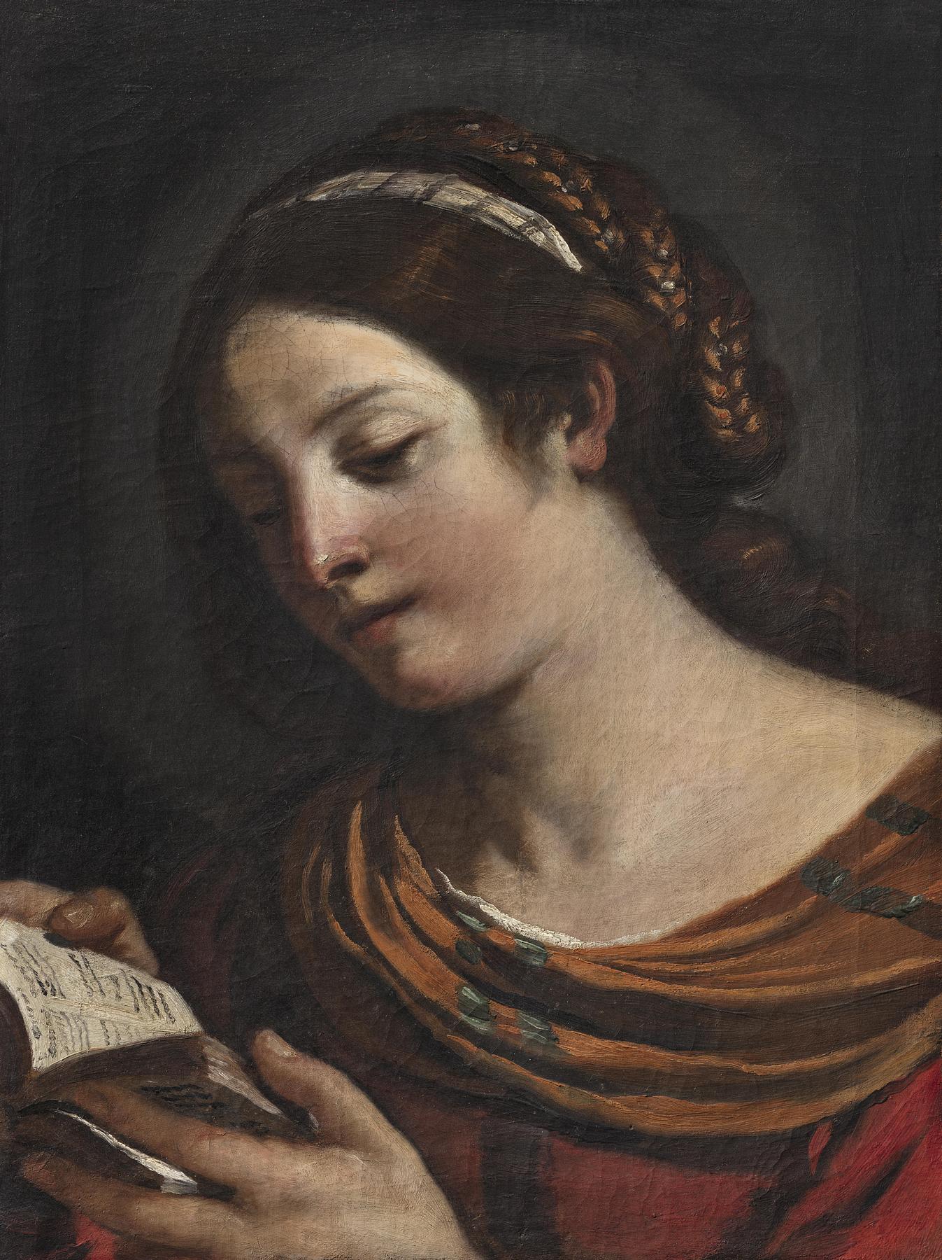 Young Girl Reading a Book, B20