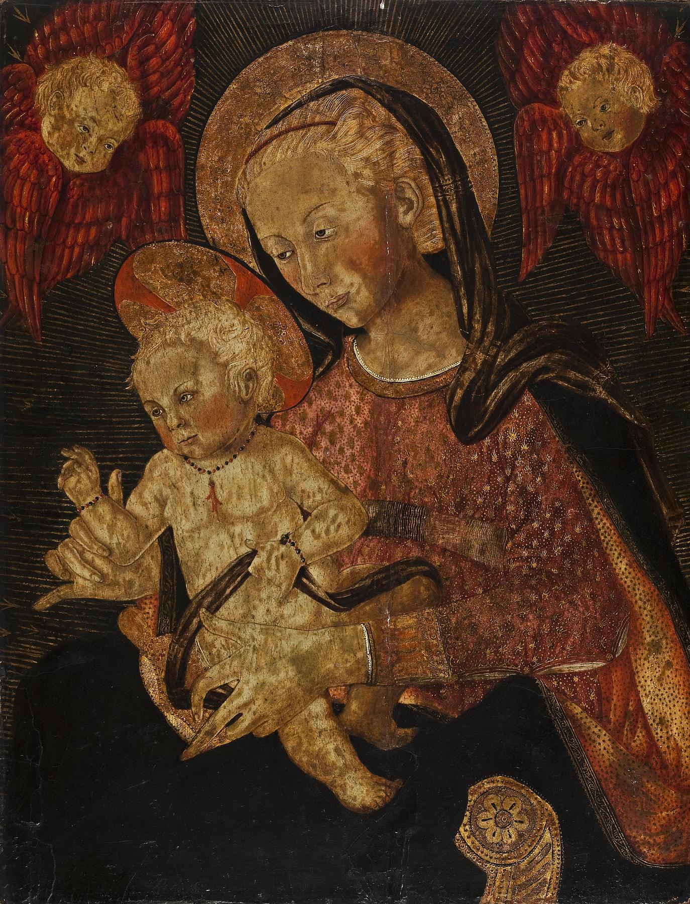 The Virgin and Child with two Cherubs, B3