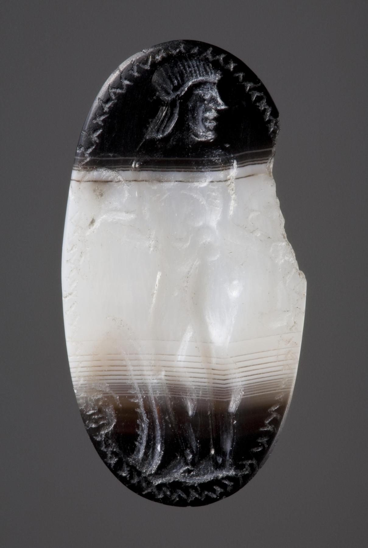 Kriger med sværd og skjold, I64