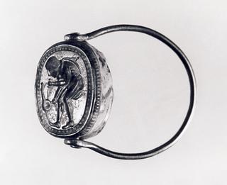 I19 Man killing a serpent with his sword