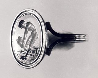 I840 Theseus finding his father's sword