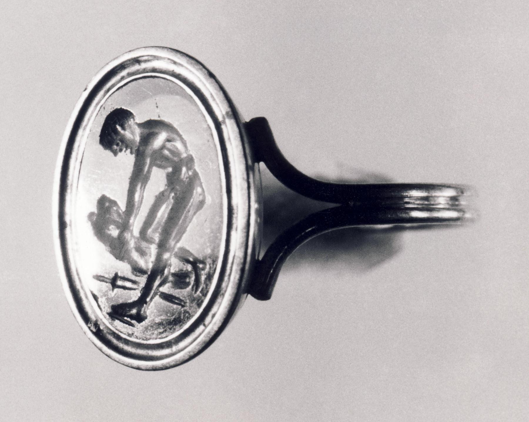 Theseus der finder sin faders sværd, I840