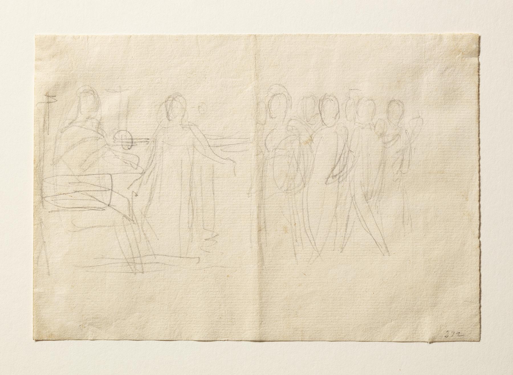 Kardinal Ercole Consalvi fører de pavelige provinser tilbage til Pius 7., C272