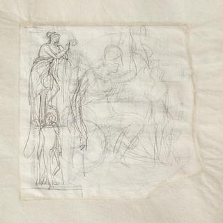 C71v Nemesis. Minerva and the Human Being Created by Prometheus. The Genius of Death