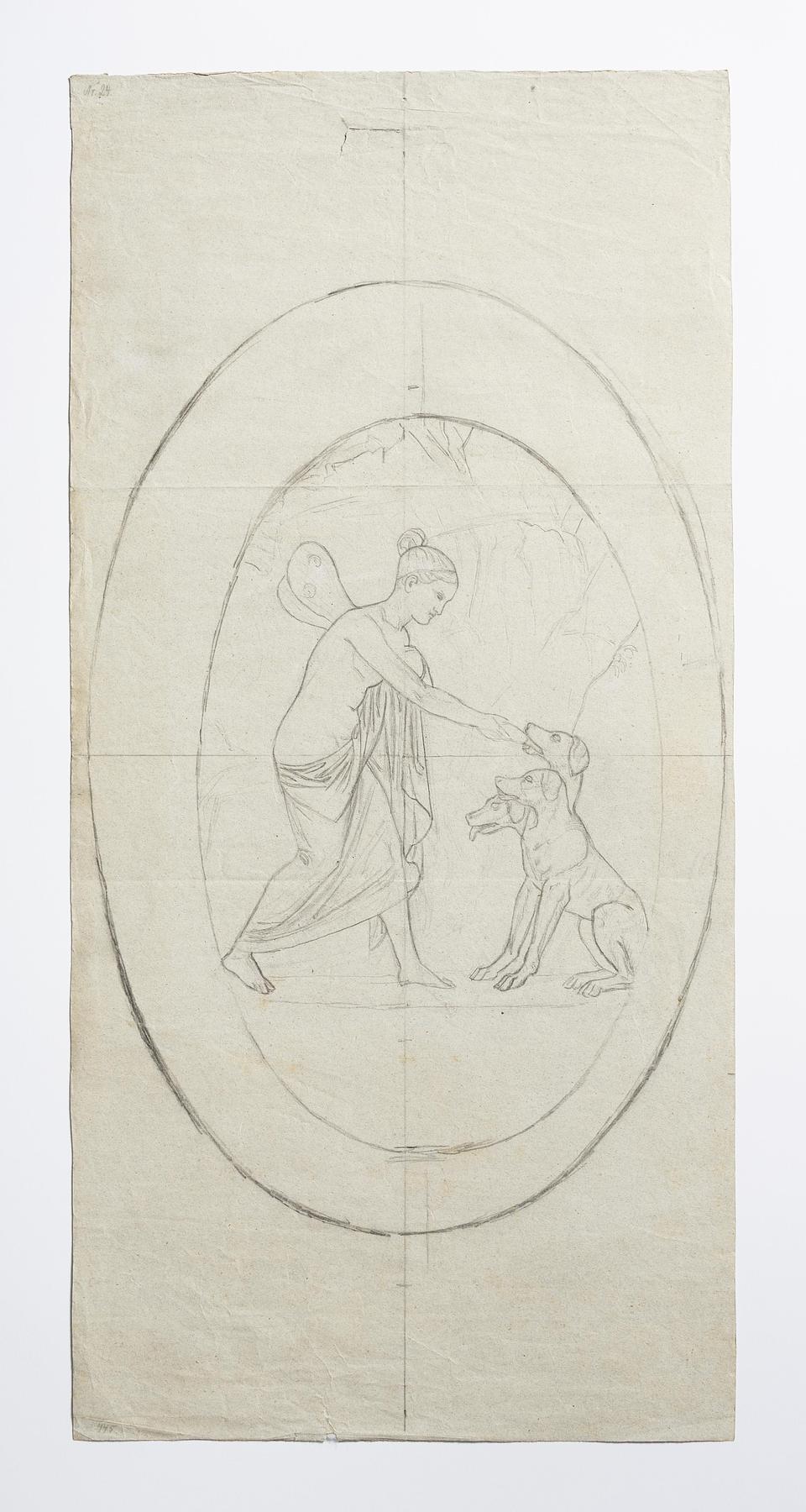 Psyche og Cerberus, D1650r