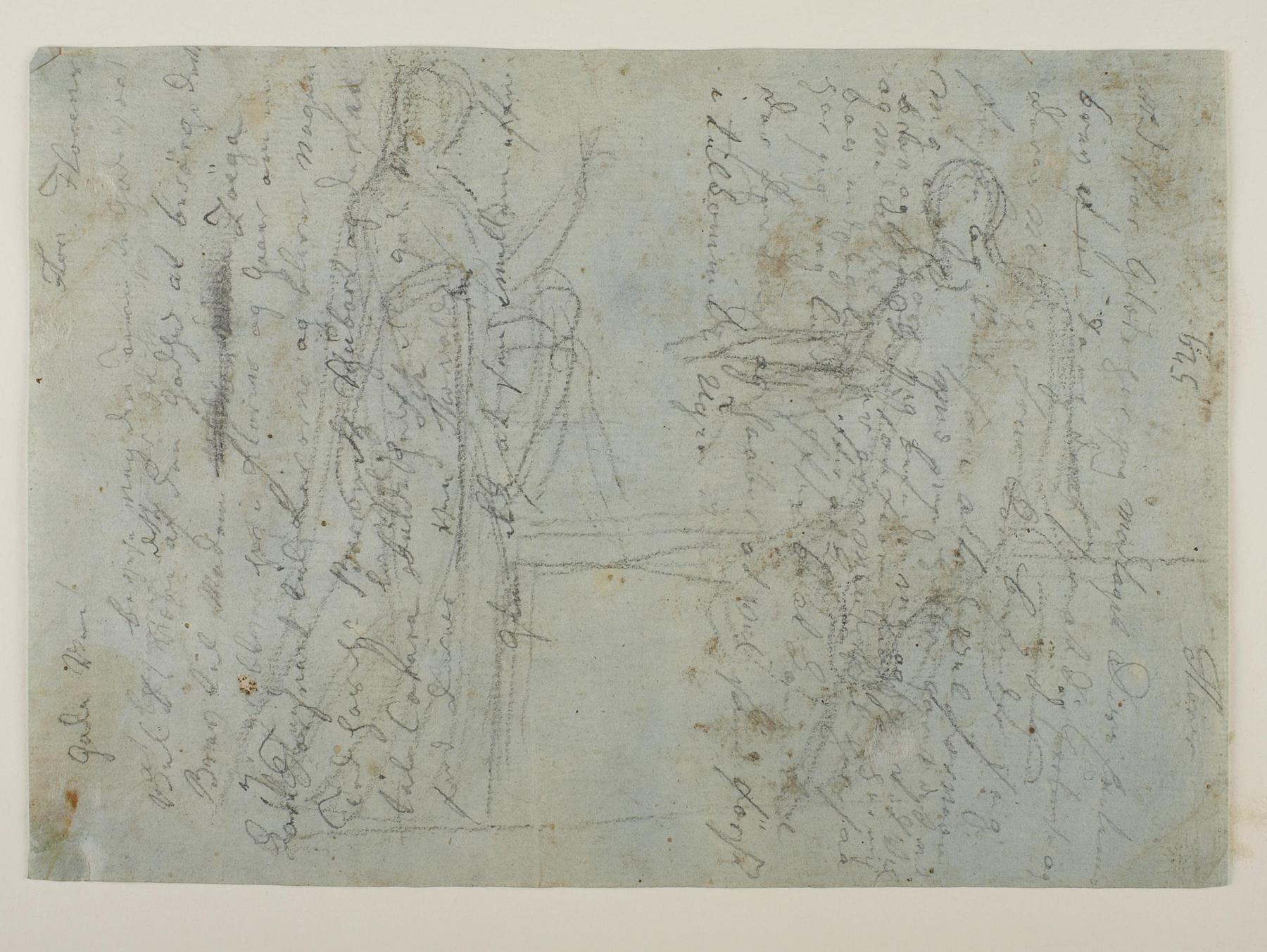 Kvinderne (De tre Mariaer) ved graven, C529v