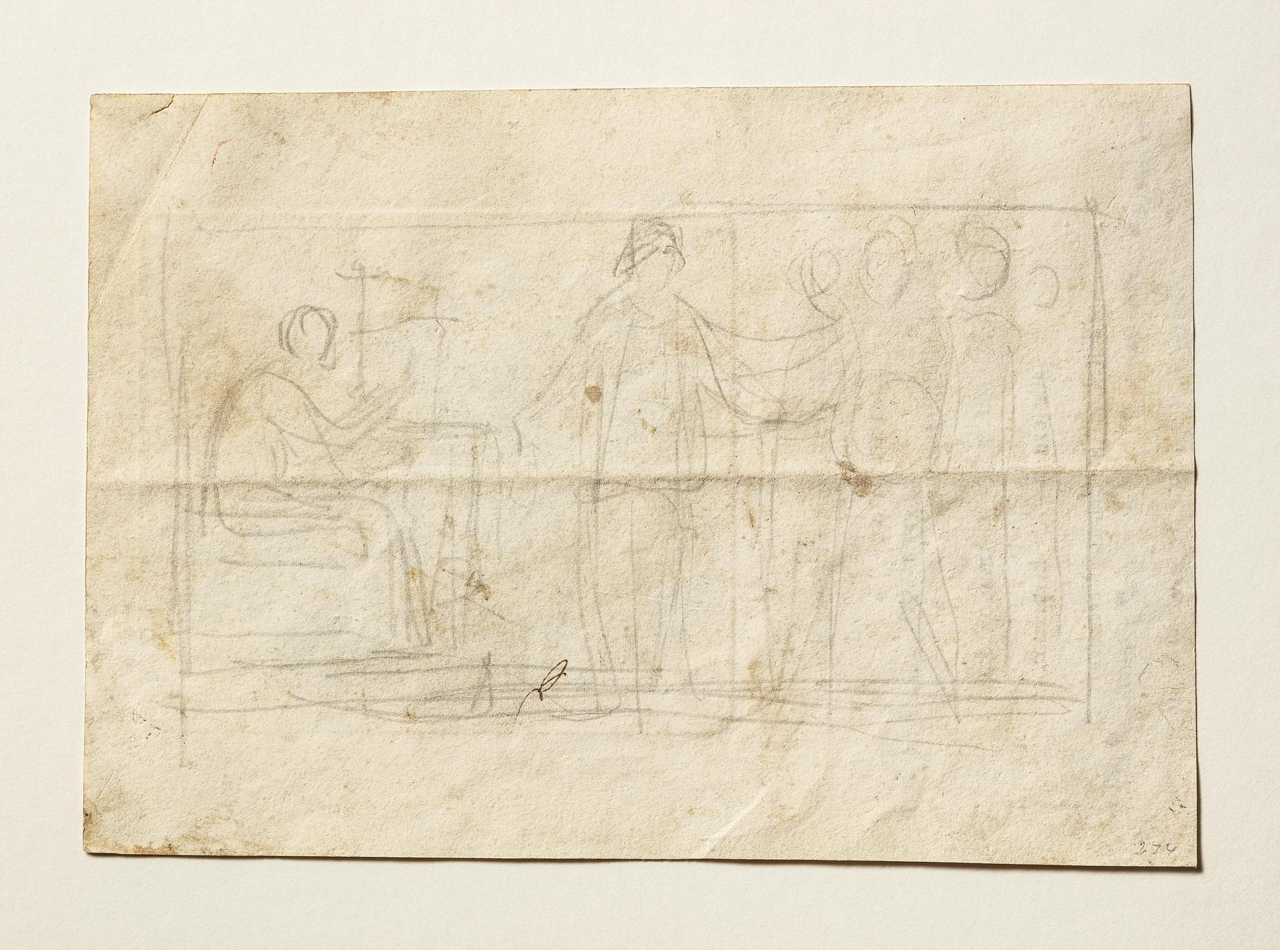 Cardinal Ercole Consalvi restores the Papal Provinces to Pius VII, C274r