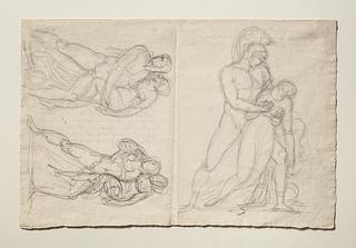 C15v Achilles and Penthesilea. Man carrying a woman