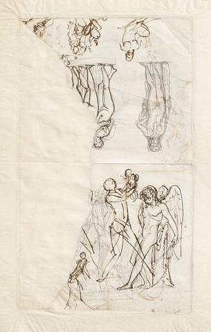 C141r Cupid Examining his Arrow. Hector and Astyanax. Omphale. The Three Graces. Bacchus and Cupid (?)