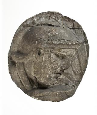 L326s Hoved af romer iklædt hjelm