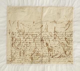 C24v Draft of a letter from Thorvaldsen for Slotsbygningskommissionen