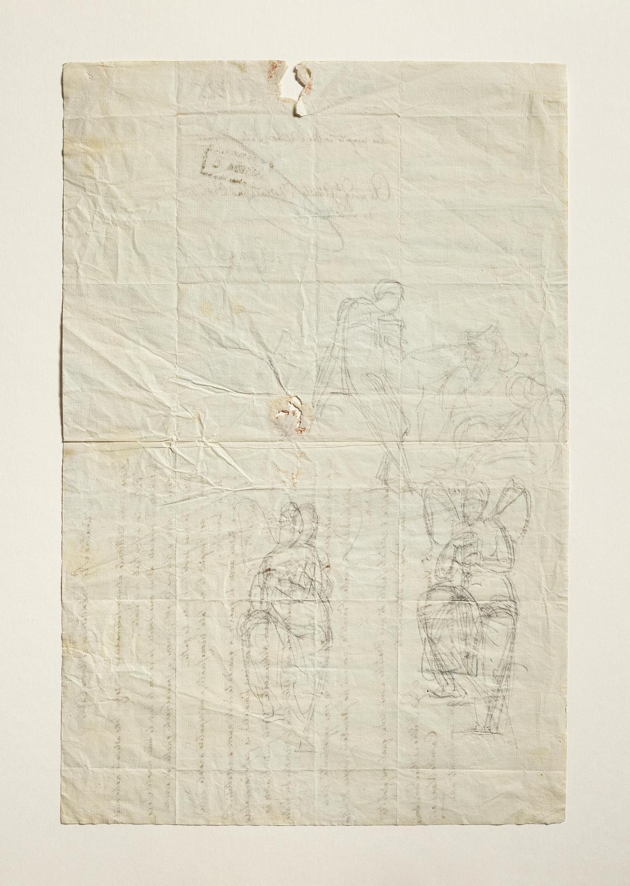 Psyche with the Urn. Mercury. Argos and Io (?), C206r