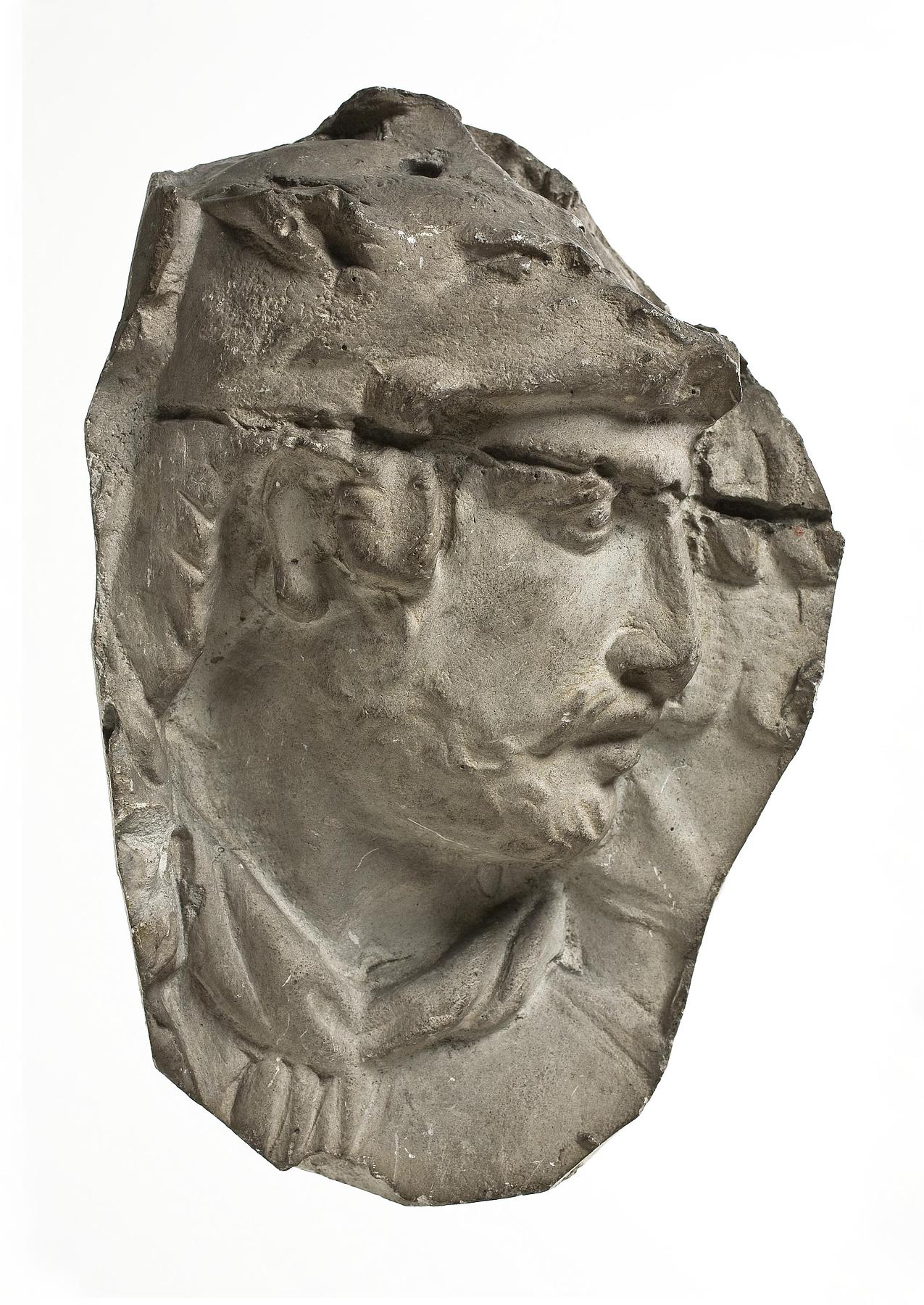 Head of a standard-bearer, L327h