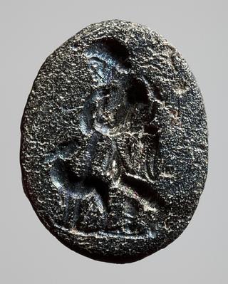 I1148 Hyrde med stav og en ged