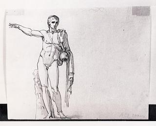 C792 Pompejus-statuen i Palazzo Spada. Bacchus, Ariadne og en satyrdreng