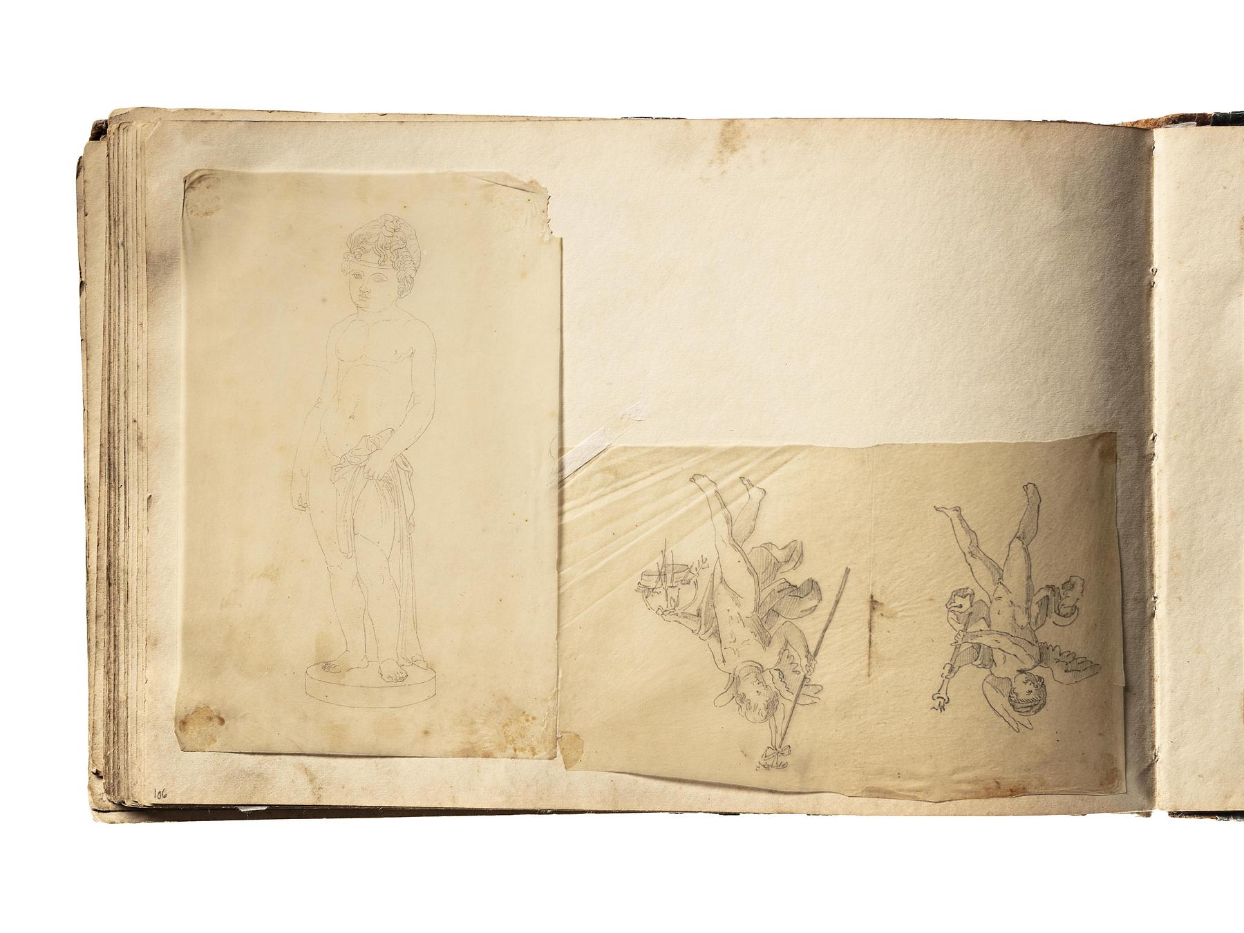 Georgiana Elizabeth Russel. Svævende amoriner, D1827,106