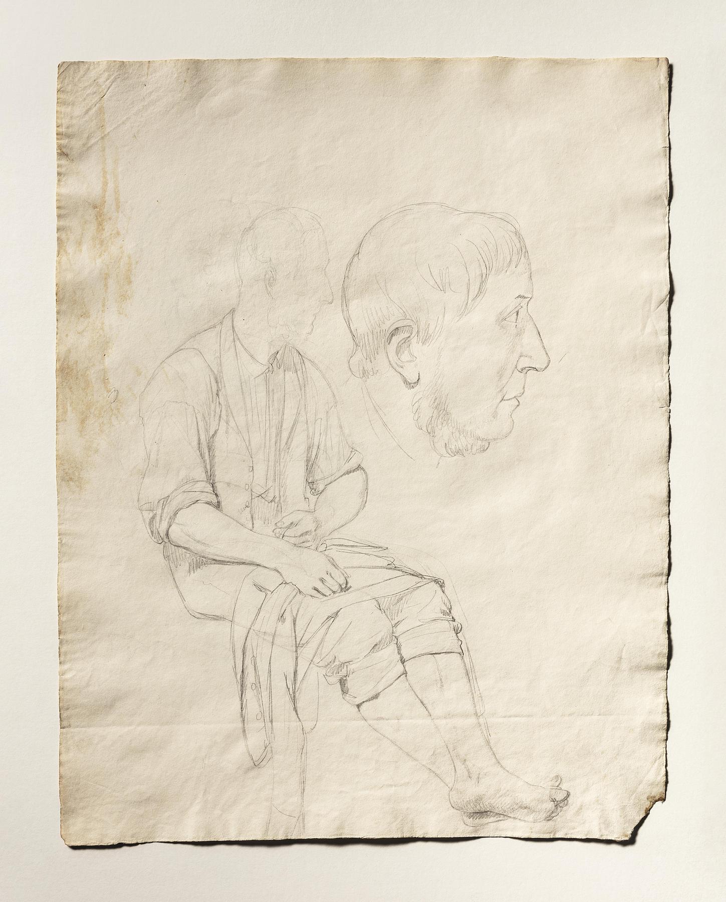 Labourer. Head, D1730r