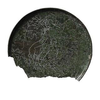 H2151 Mirror with a female winged demon