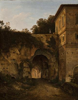 B63 Ruins at the Forum in Rome, the Road from S. Bonaventura to Campo Vaccino
